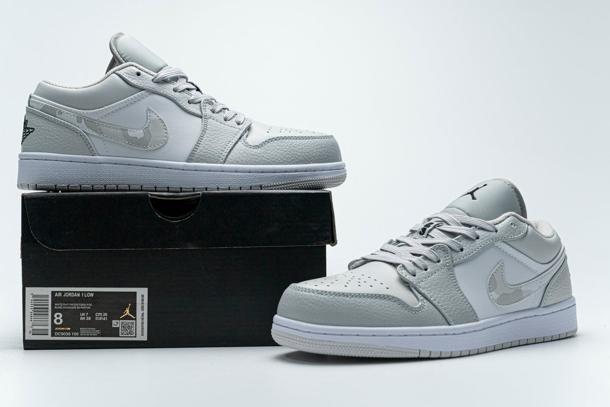 Air Jordan 1 Low White Camo Reps Sneaker DC9036-100 2