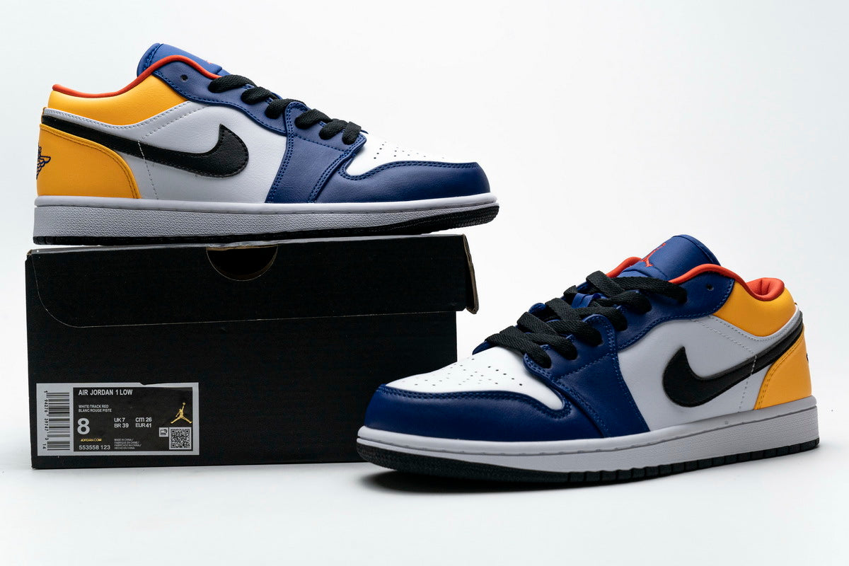 Air Jordan 1 Low Royal Yellow Reps Sneaker 553558-123 2