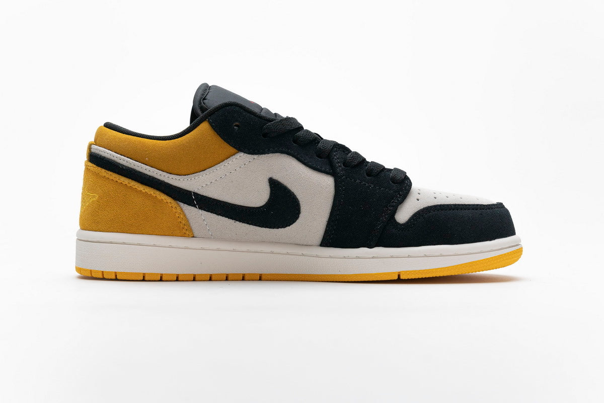 Jordan 1 Low Sail University Gold Black 553558-127 2