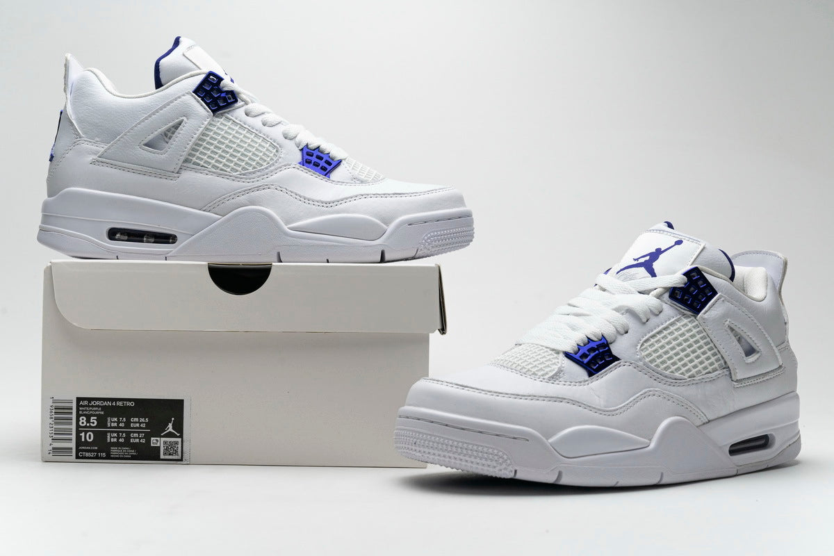 Air Jordan 4 Retro Metallic Purple Reps Sneaker CT8527-115 2