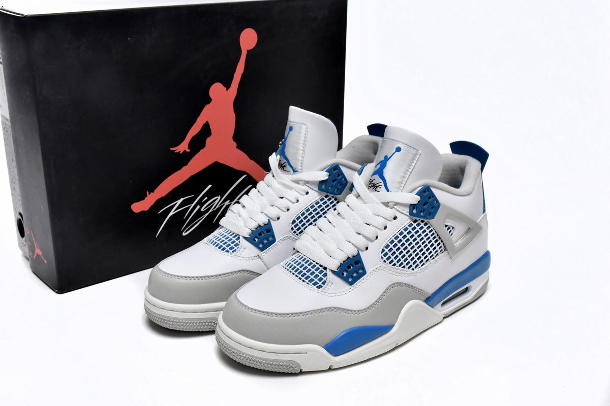 Air Jordan 4 Retro Military Blue Reps Sneakers 308497-105 2