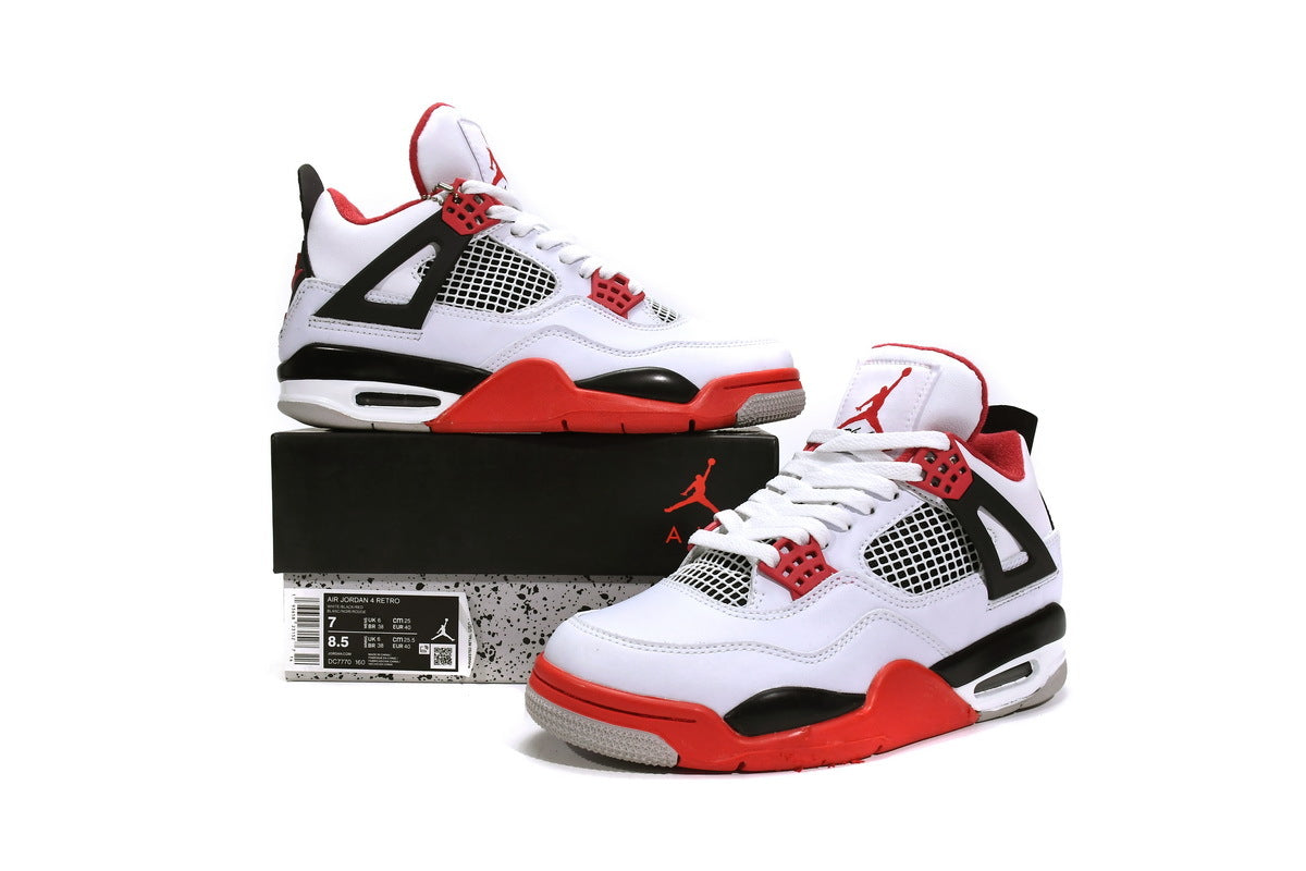 Nike Air Jordan 4 Retro Fire Red Reps Sneakers 2020 DC7770-160 2