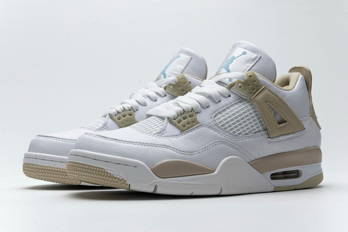 Air Jordan 4 Retro Sand Linen 2017 Reps Sneakers 487724-118 2