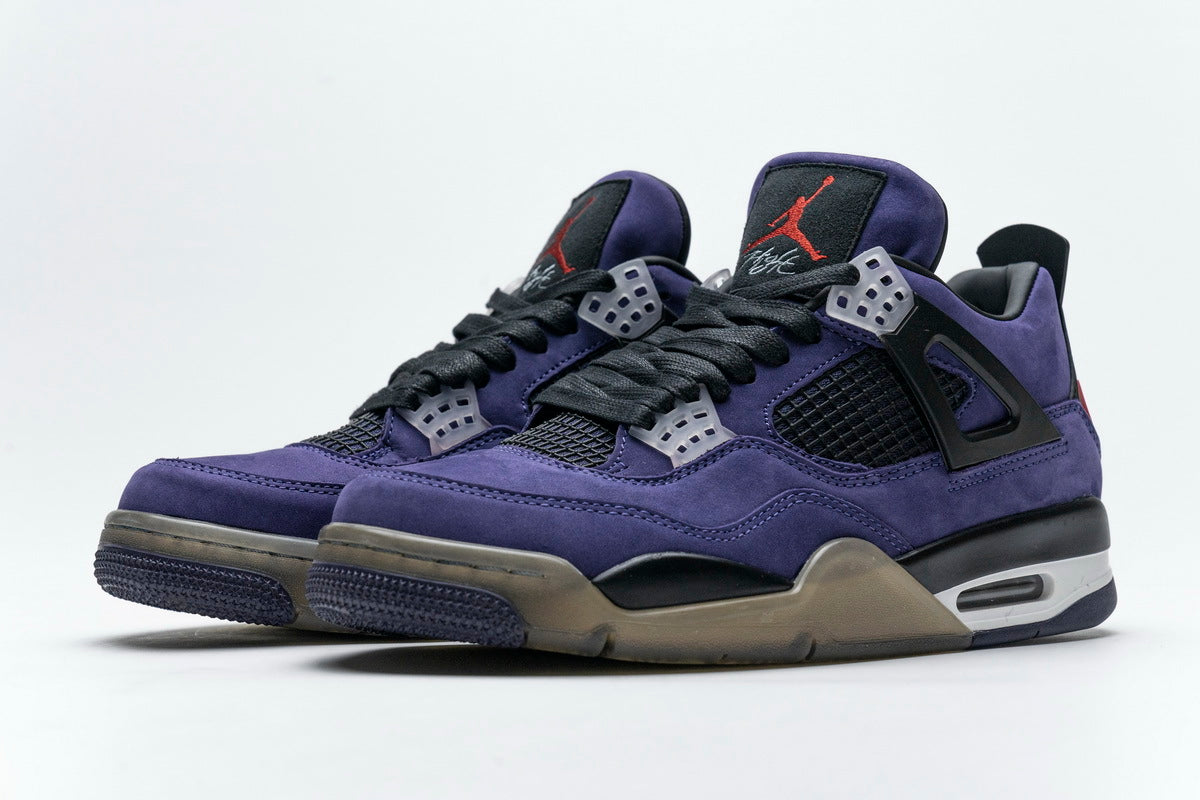 Travis Scott x Air Jordan 4 Purple Suede Reps Sneaker AJ4-766302/766296 LN4 2