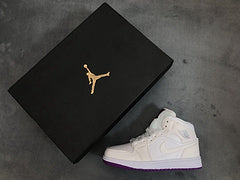 Air Jordan 1 Low Grey Fog Deadly Pink Reps Sneakers 555112-iD