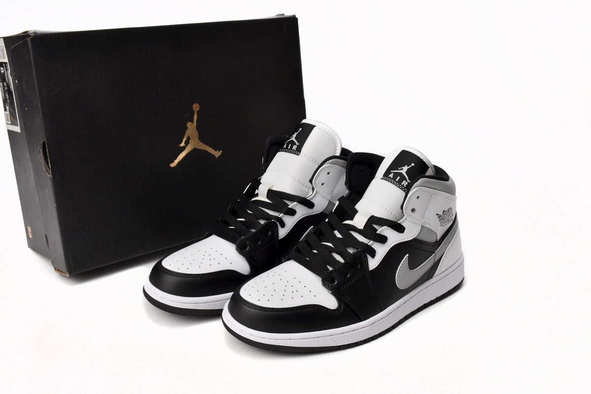 Nike Air Jordan 1 Mid White Shadow Reps Sneakers 554724-073 2