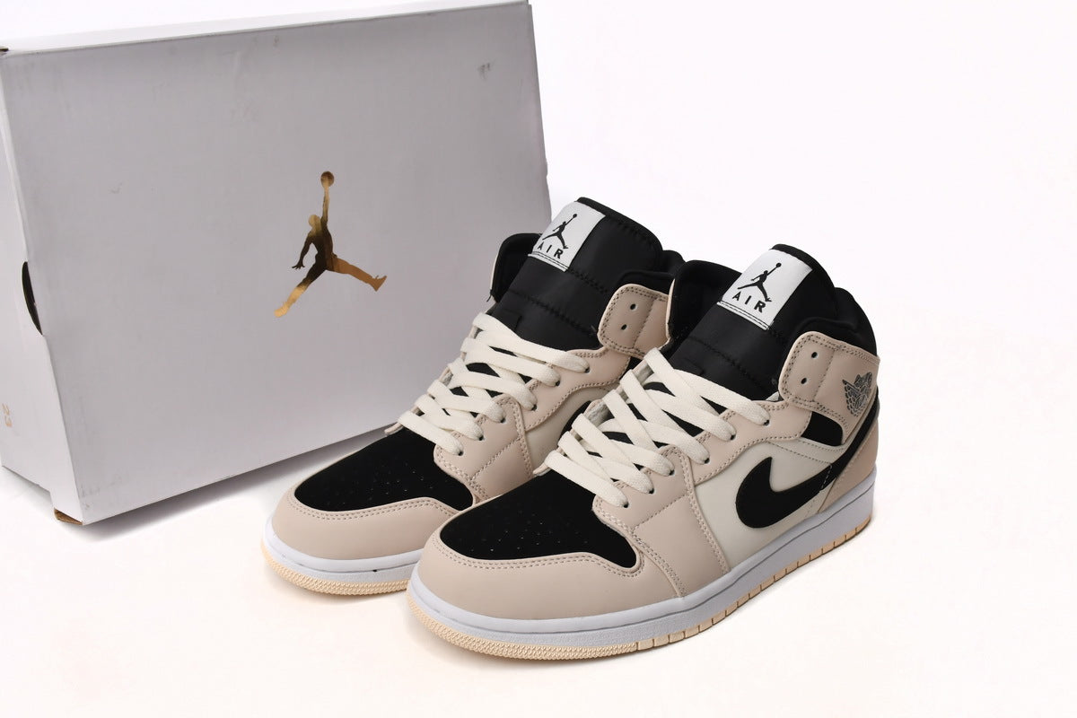 Air Jordan 1 Mid Barely Orange Reps Sneakers BQ6472-800 2