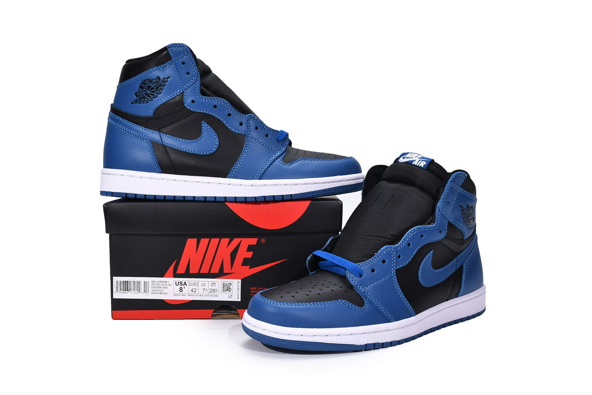 Air Jordan 1 Retro High OG Dark Marina Blue Reps Sneakers 555088-404 2