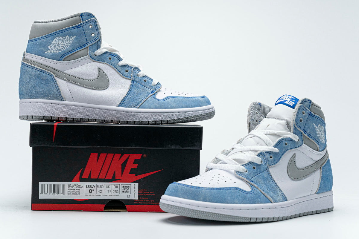 Air Jordan 1 Retro High Hyper Royal Smoke Grey Reps Sneaker 555088-402 2