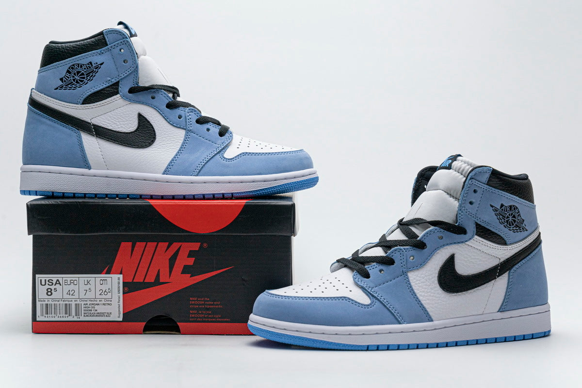 Air Jordan 1 Retro High OG University Blue Reps Sneaker 555088-134 2