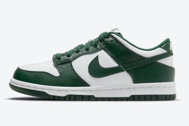 Nike Dunk Low Michigan State Reps Sneaker DD1391-101 2