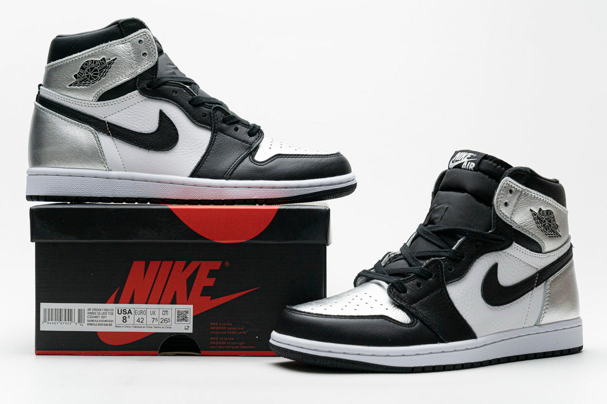 Air Jordan 1 Retro High Silver Toe Reps Sneaker CD0461-001 2