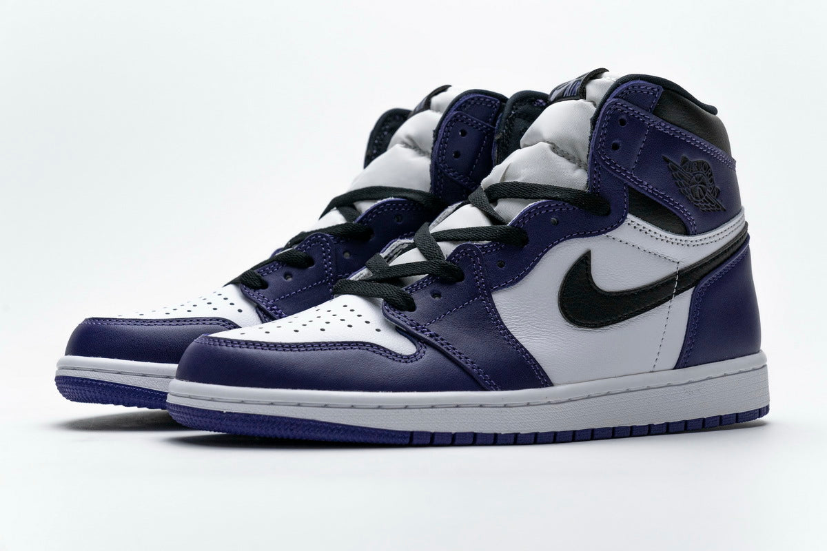 Air Jordan 1 Retro High Court Purple White Reps Sneaker 555088-500 2