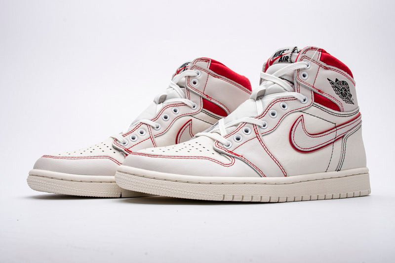 Air Jordan 1 Retro High Phantom Gym Red Reps Sneaker 555088-160 2