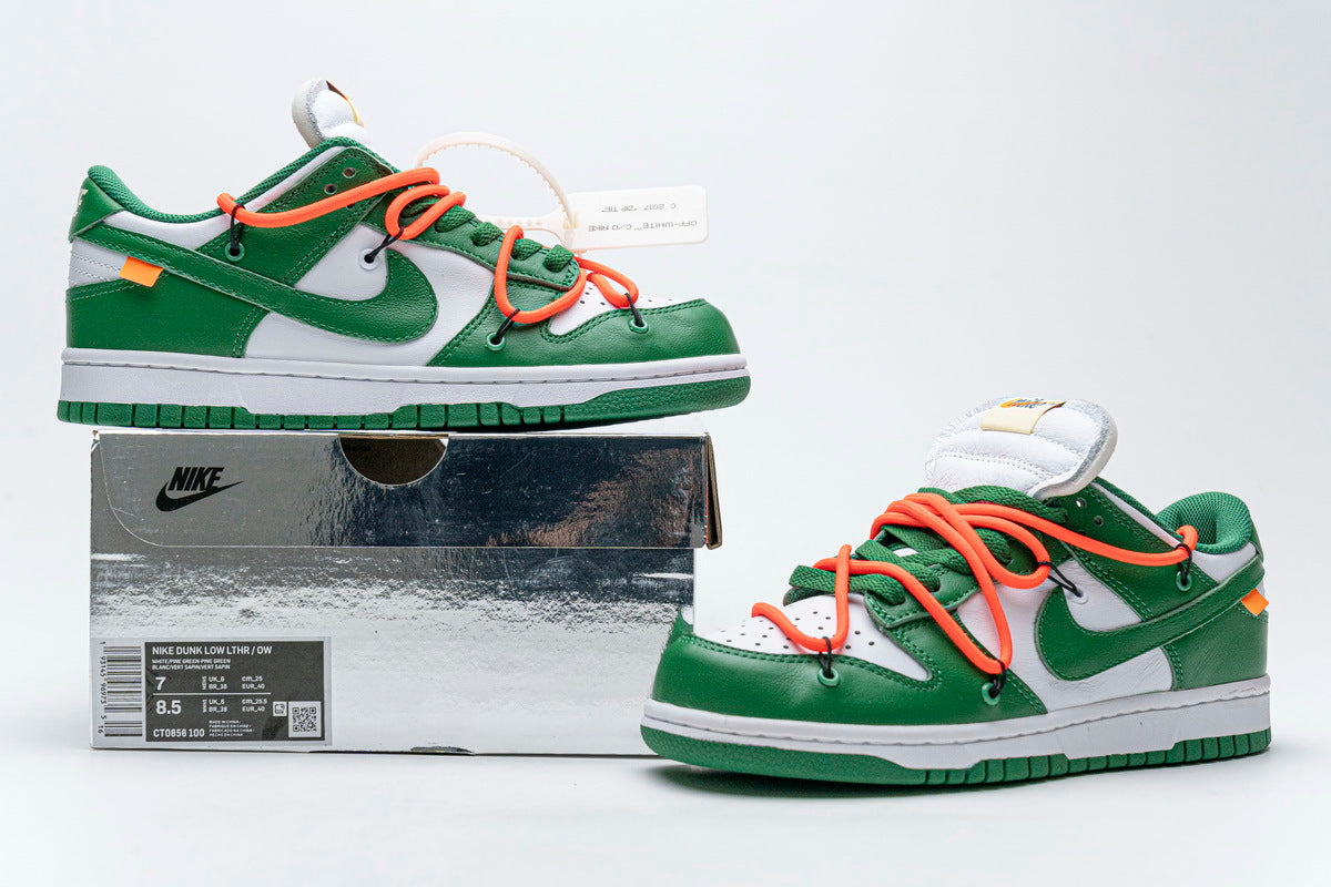 Nike Dunk Low OFF WHITE Pine Green Reps Sneaker CT0856-100