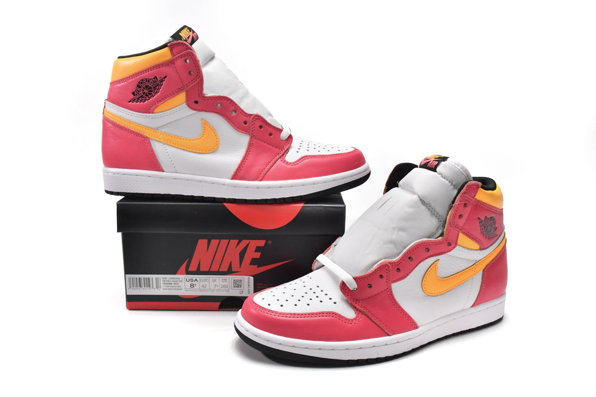 Air Jordan 1 Retro High OG Light Fusion Red Reps Sneakers 555088-603 2