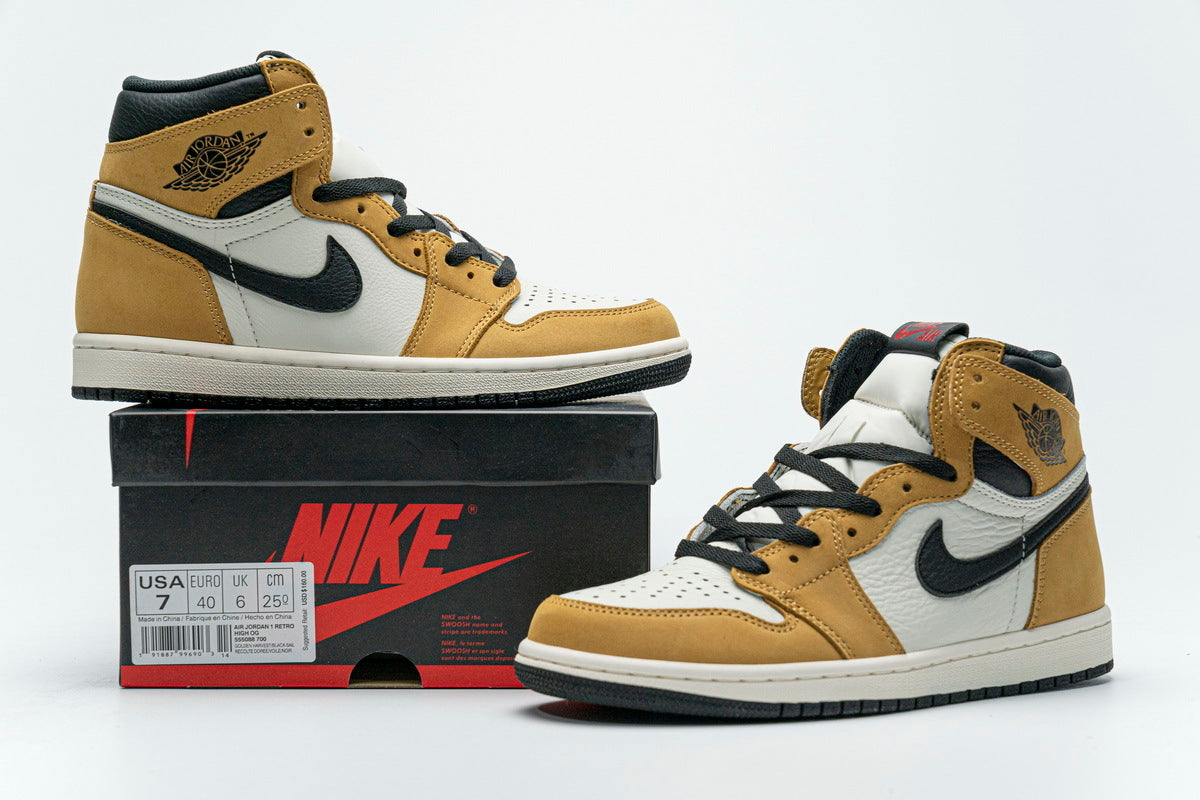 Air Jordan 1 Retro High Rookie Of The Year Reps Sneaker 555088-700 2