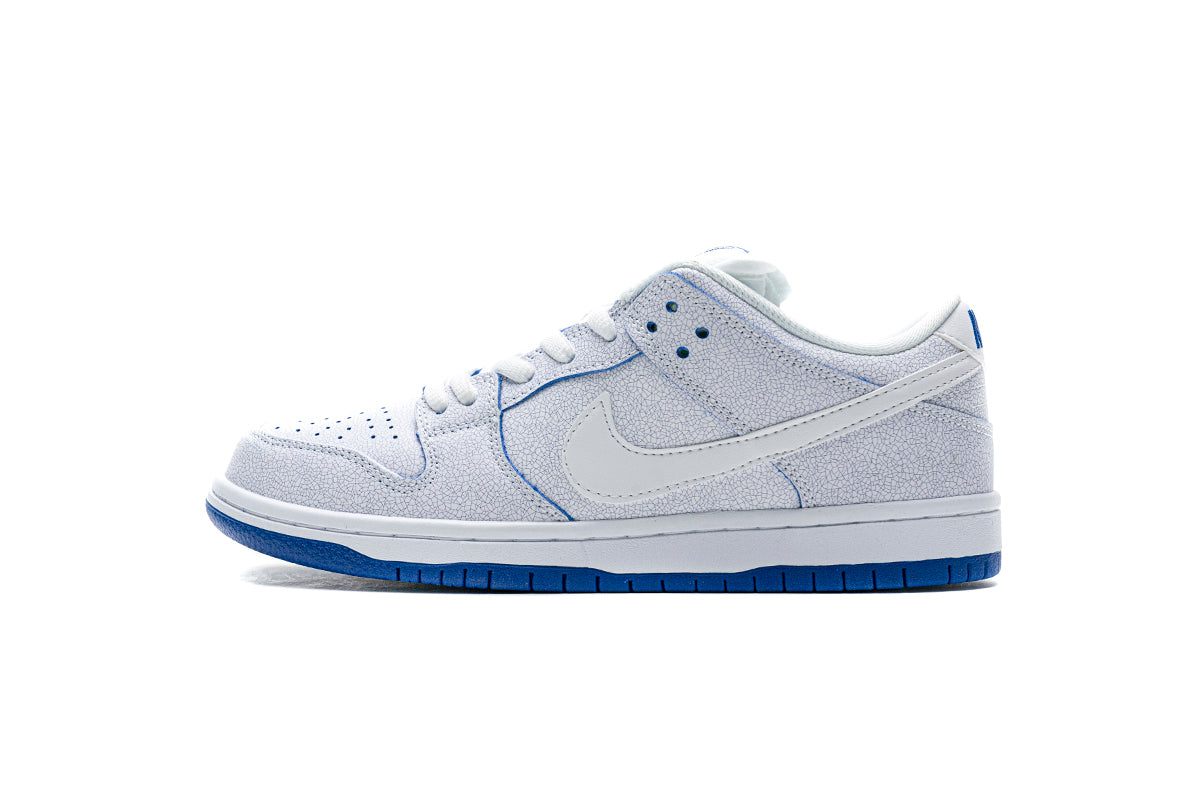 Nike SB Dunk Low Premium White Game Royal Reps Sneaker CJ6884-100