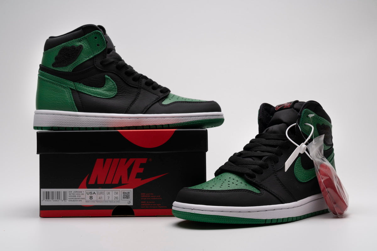 Air Jordan 1 Retro High Pine Green Black Reps Sneaker 555088-030 2