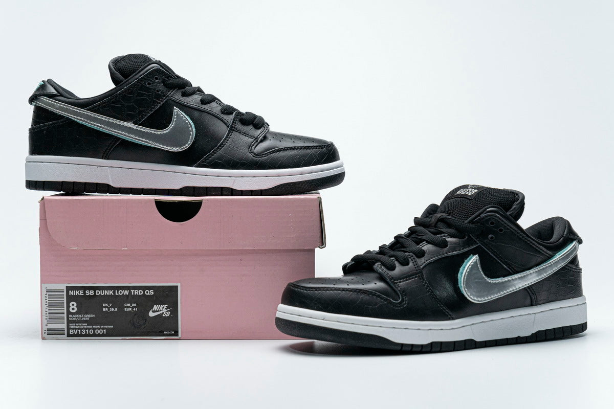 Nike SB Dunk Low Pro OG QS “Black Diamond” Reps Sneakers BV1310-001 2