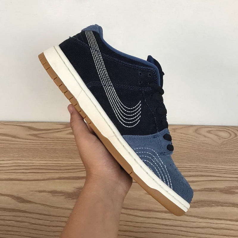 Reps Sneakers Nike SB Dunk Low Sashiko Denim Gum CV0316-400 2