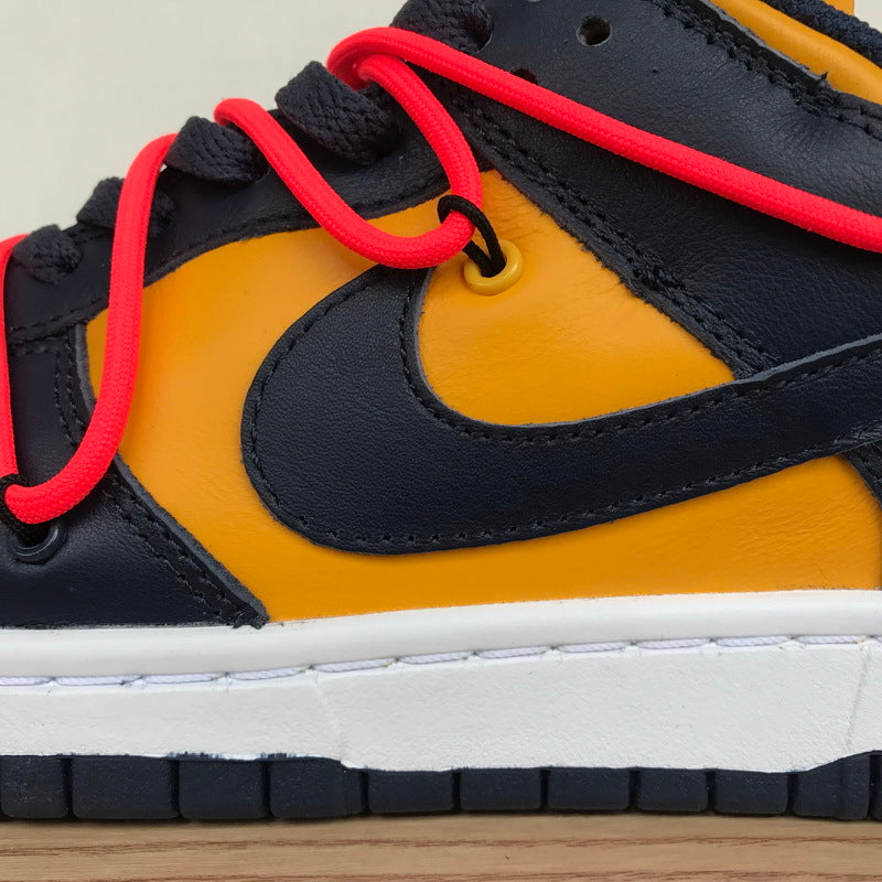 Nike Dunk Low Off White University Gold Midnight Navy Reps Sneaker CT0856-700 2