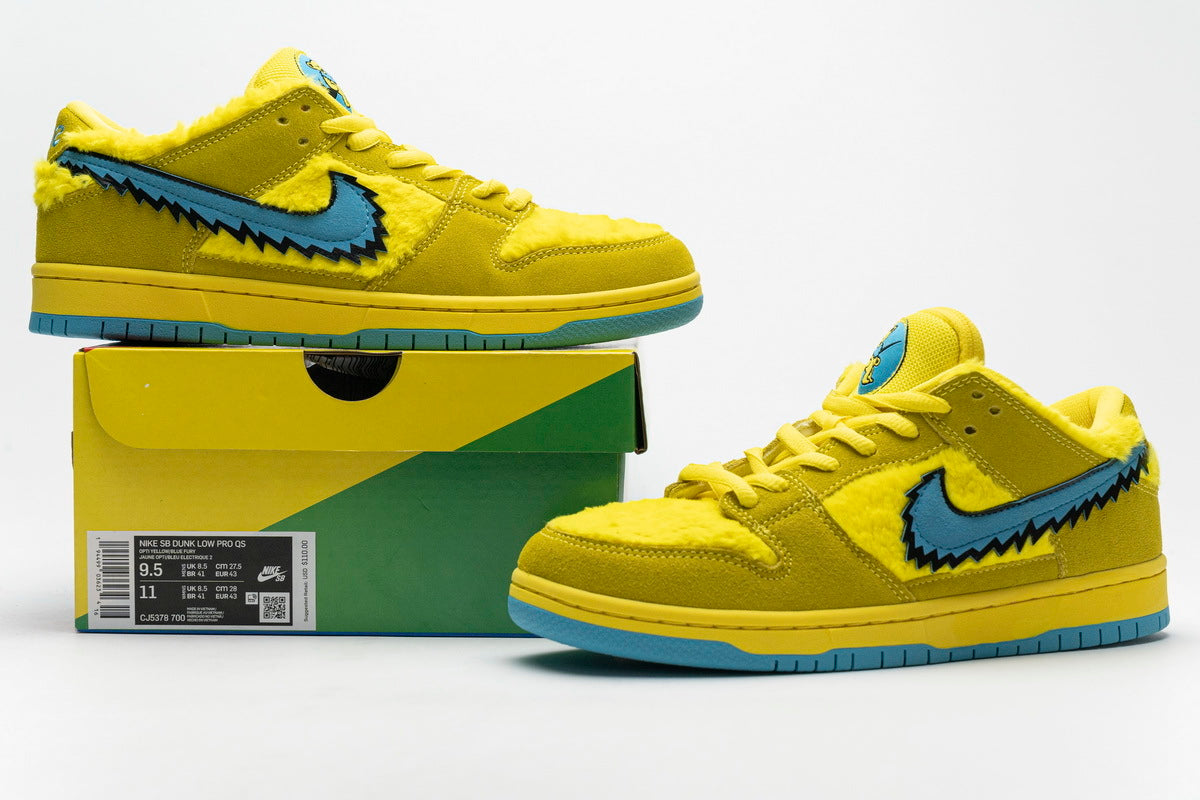 Nike SB Dunk Low Grateful Dead Bears Yellow Reps Sneakers CJ5378-700 2