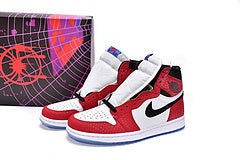 Air Jordan 1 Retro High Spider-Man Origin Story Reps Sneaker 555088-602 2