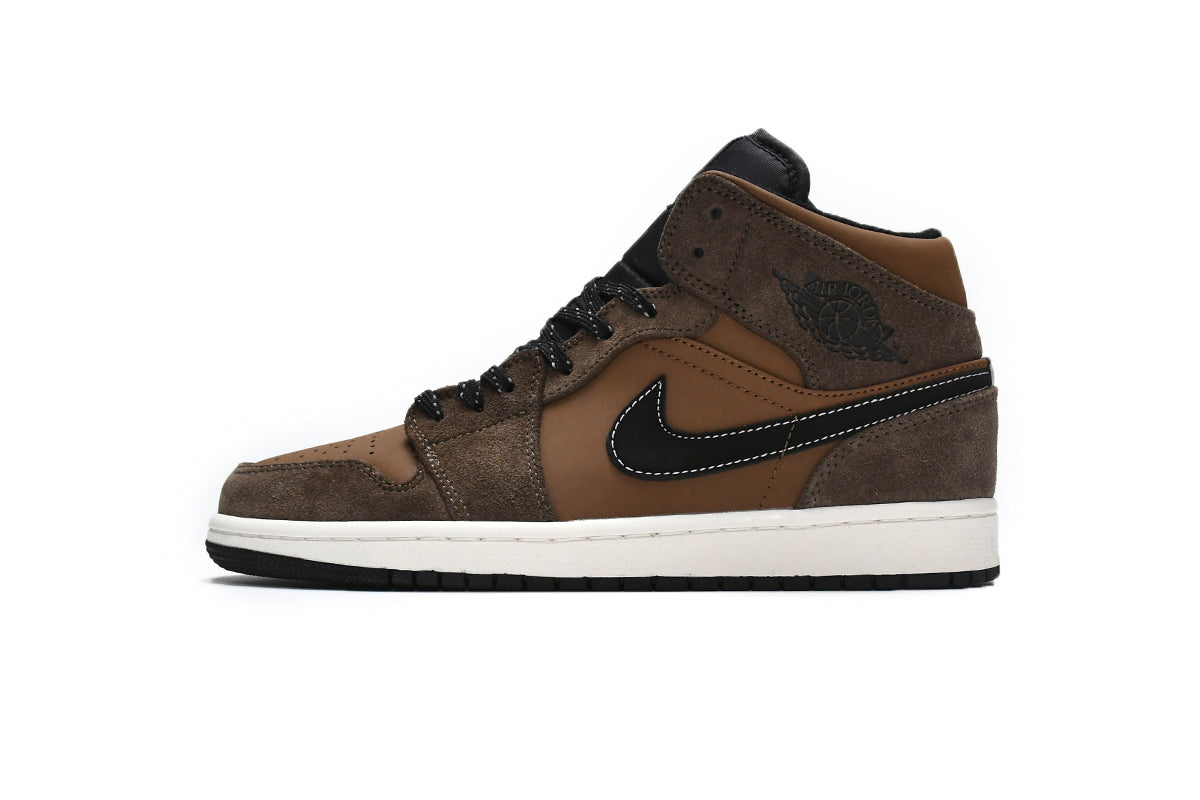 Air Jordan 1 Mid SE Dark Chocolate Reps Sneaker DC7294-200