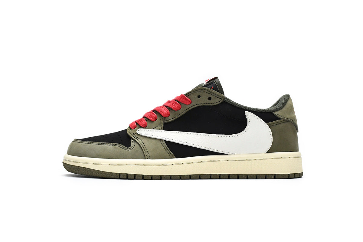 Travis Scott x Air Jordan 1 Low Dark Green Reps Sneaker DM7866-002