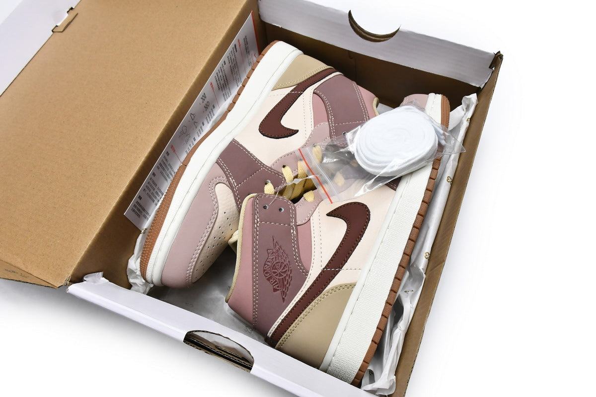 Air Jordan 1 Mid SE Dark Pony Smoky Mauve (W) Reps Sneaker DO7440-821 2