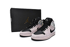 Air Jordan 1 Mid Dirty Powder Iridescent Reps Sneaker BQ6472-602 2