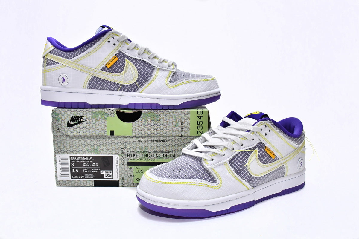 Nike Dunk Low Union Passport Pack Court Purple Reps Sneakers DJ9649-500 2