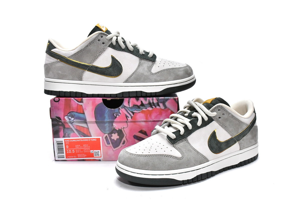 Otomo Katsuhiro x Nike SB Dunk Low Steamboy OST Grey Green Reps Sneakers LF0039-011 2