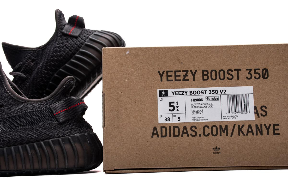 adidas Yeezy Boost 350 V2 Black (Non-Reflective) Reps Sneaker FU9006 2