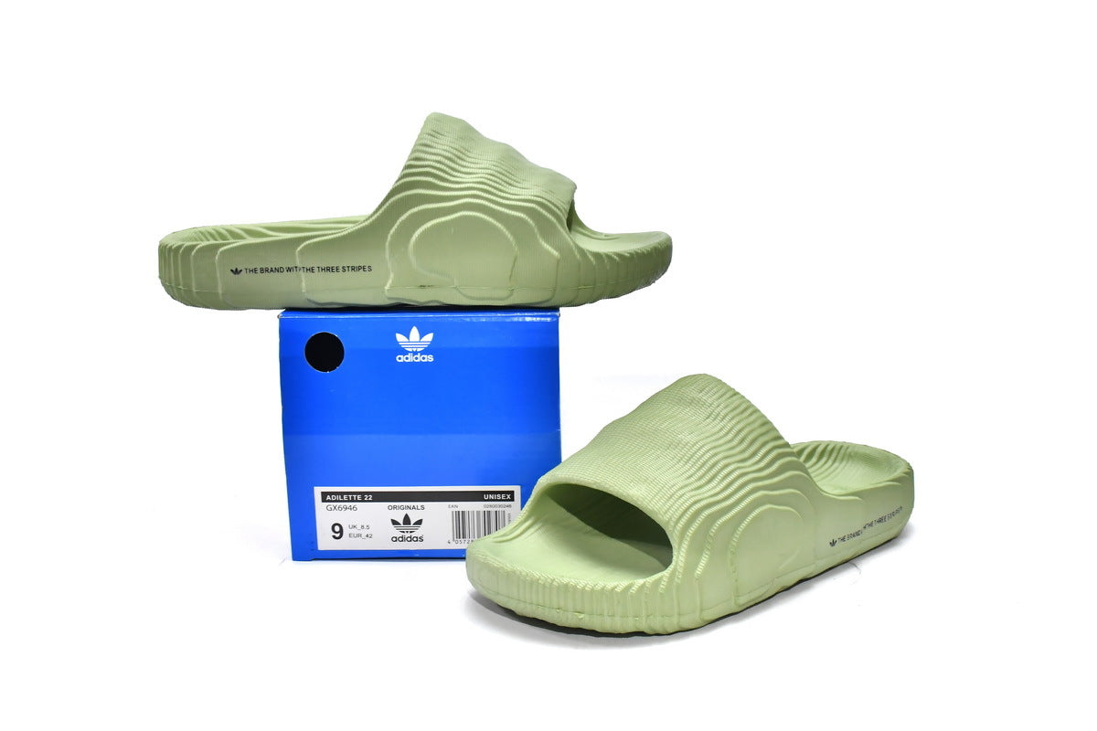 Adidas Adilette 22 Slides Magic Lime Reps Sneaker GX6946 2