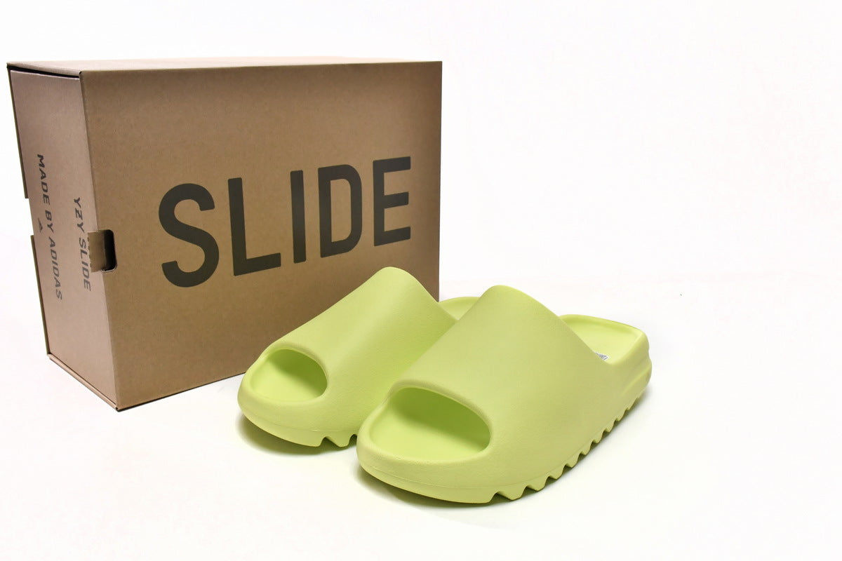 Yeezy Slide Glow Green 2022 HQ6447 2