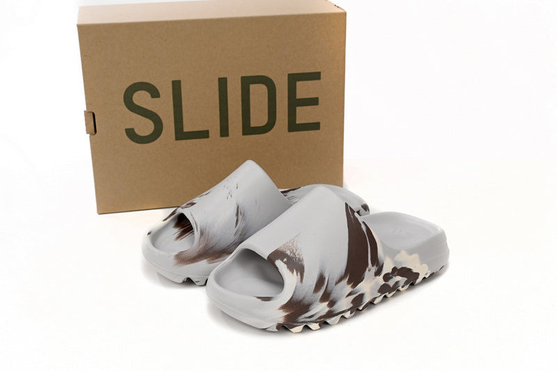 Adidas Yeezy Slide Enflame Oil Painting White Grey Reps Sneaker GZ5553 2