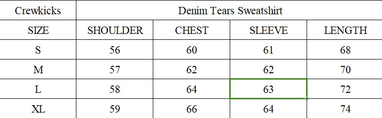 Combo Sale for Denim Tears The Cotton Wreath Sweatshirt and Sweatpants 2