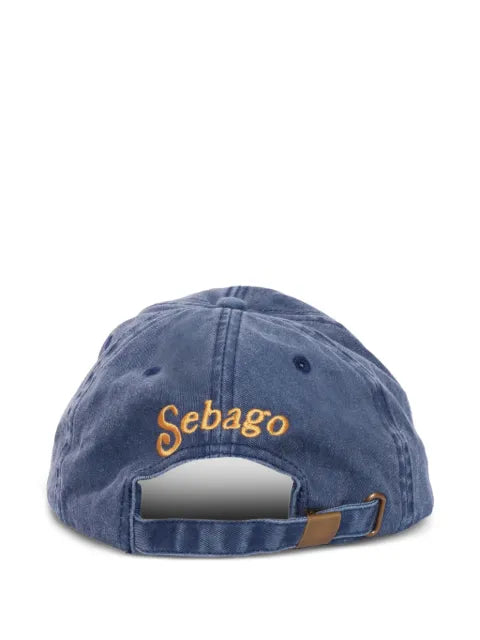 Sebago Conor College Baseballkappe mit Logo-Applikation