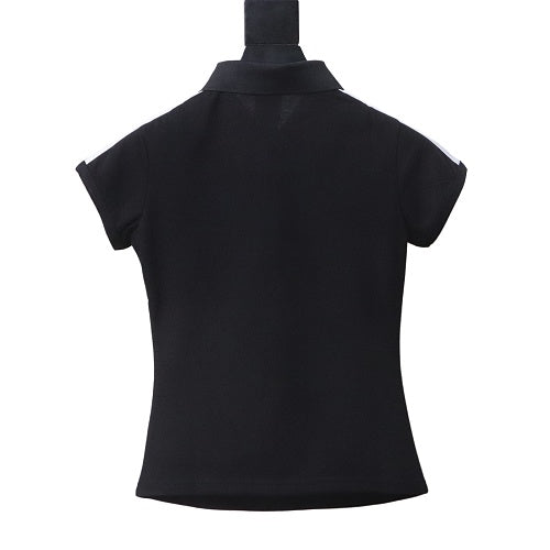 Adidas logo polo shirt black 2