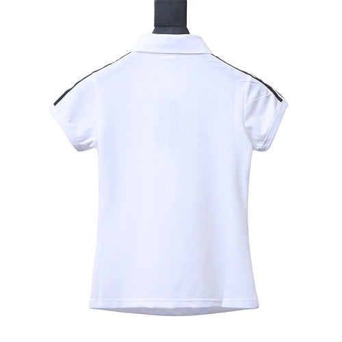 Adidas logo polo shirt white 2