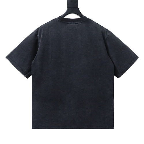 Balenciaga Logo Print T-shirt Black 2