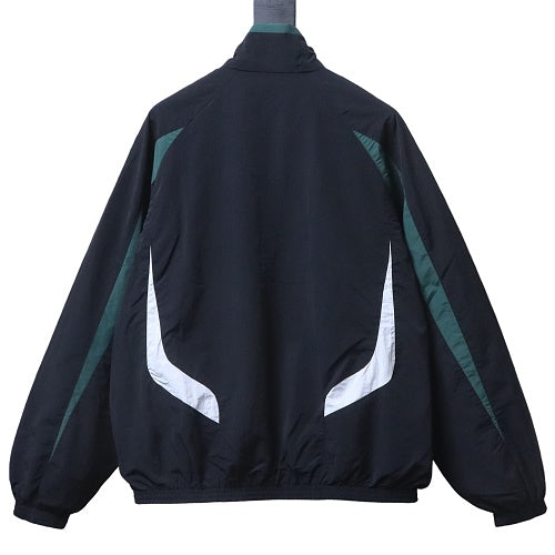 Balenciaga Track Jacket Black Green 2