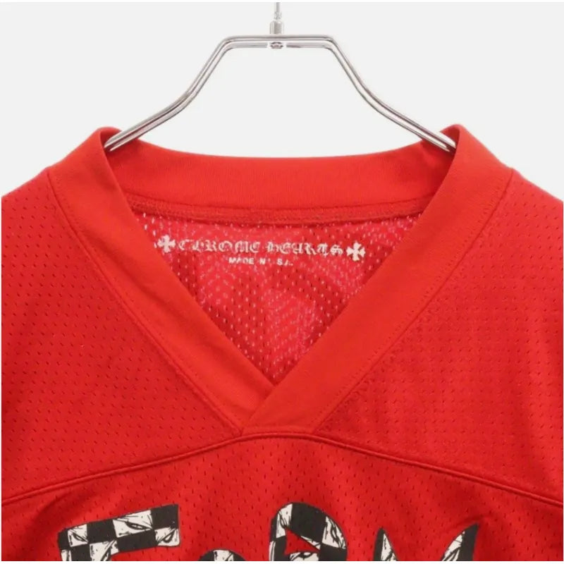 Chrome Hearts Matty Boy Mesh Long Sleeve Tee Red 2