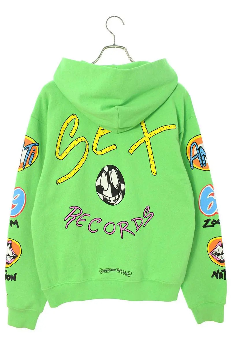 Chrome Hearts Matty Boy Sex Records Hoodie Green 2