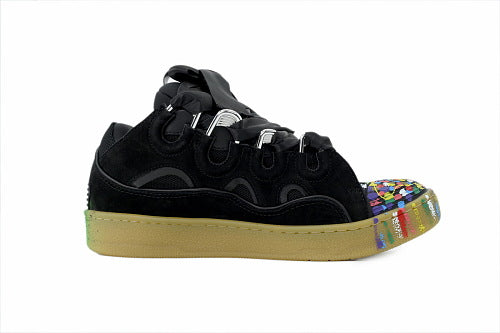 Lanvin Leather Curb Black Graffiti 2