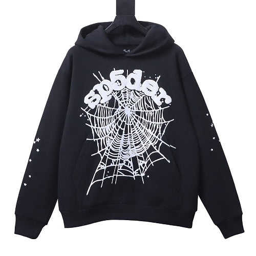 Sp5der OG Web Hoodie Black