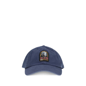 Parajumpers Blue Cotton Baseball Cap