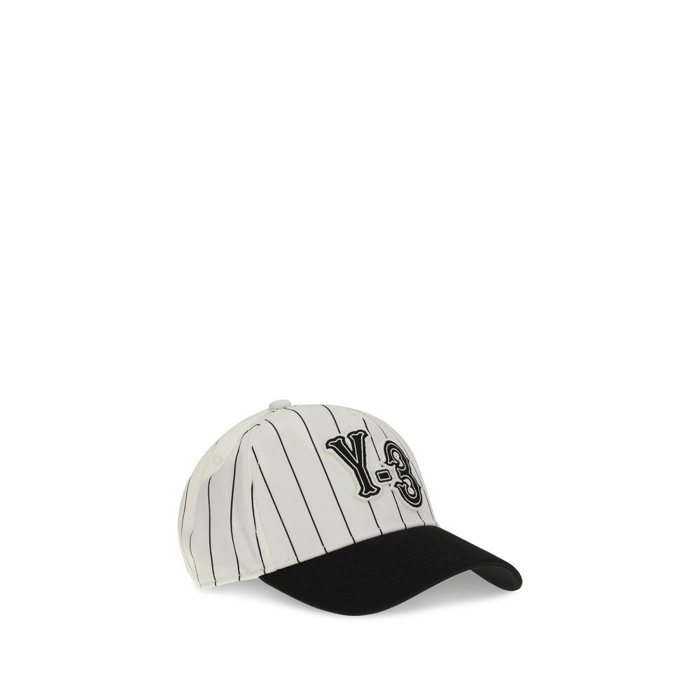 Y-3 White Polyester Baseball Cap